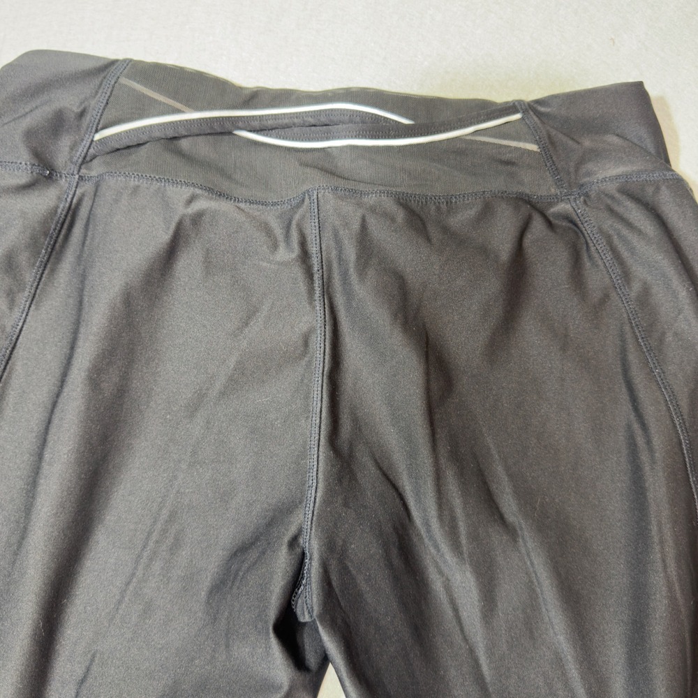 Avia Womens XL Black Gray Space Dye Activewear Cropped Leggings‎ RA476361 - Picture 8 of 9